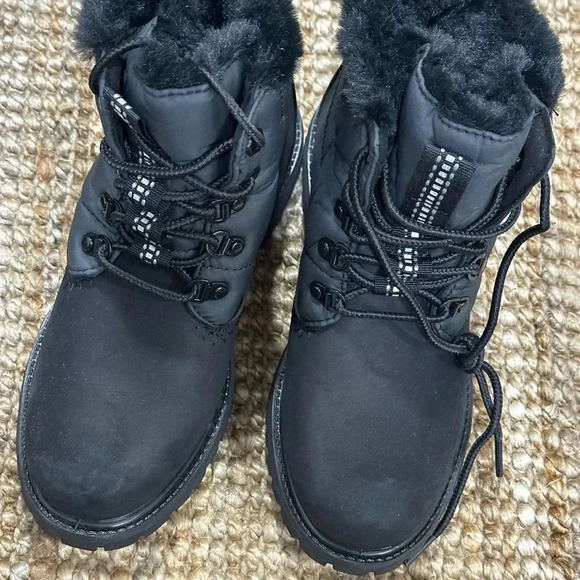 Timberland ReBotl Black Nubuck Women’s Leather Bootie Size 7 - Picture 8 of 10